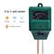 Medidor 3 En 1 Ph Luz Humedad Tierra Suelo Luminosidad